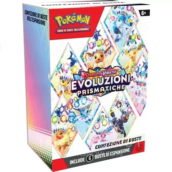 Pokemon Evoluzioni Prismatiche Bundle 6 Buste Italiano
