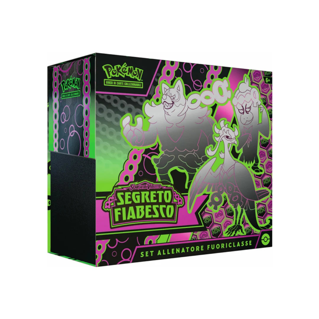 Pokemon Scarlatto e Violetto Segreto Fiabesco ETB set allenatore fuoriclasse (ITA)