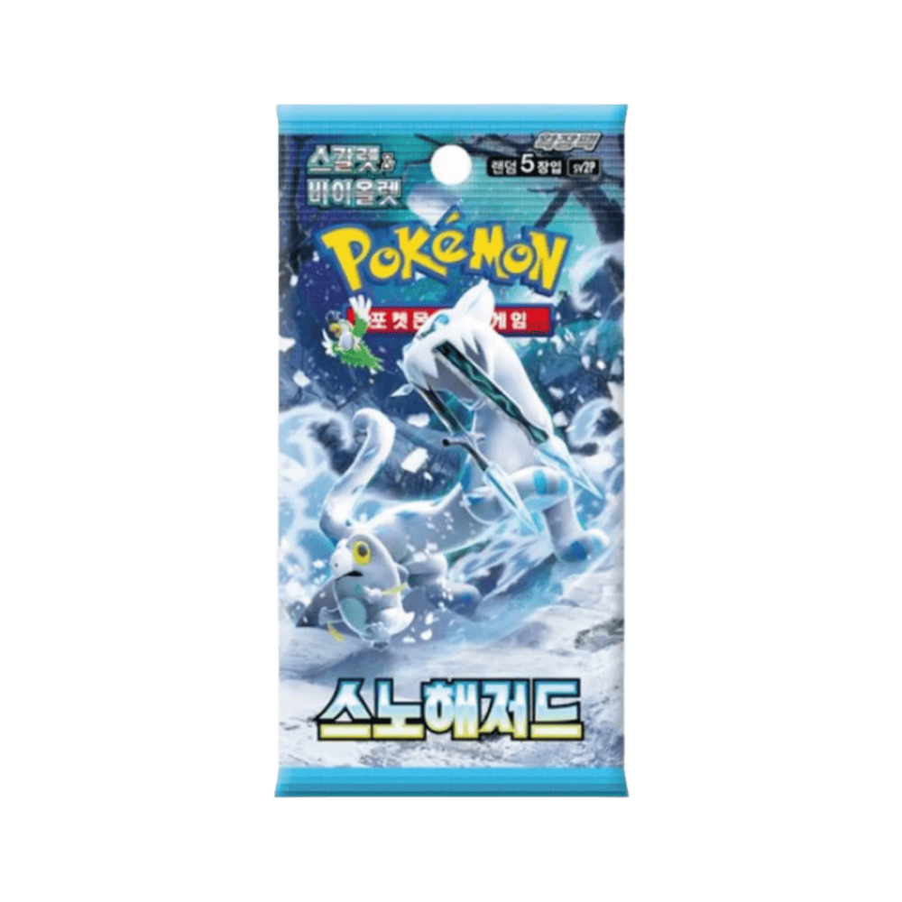 Pokémon Japan - Snow Hazard -Scarlatto e Violetto - busta da 5 carte